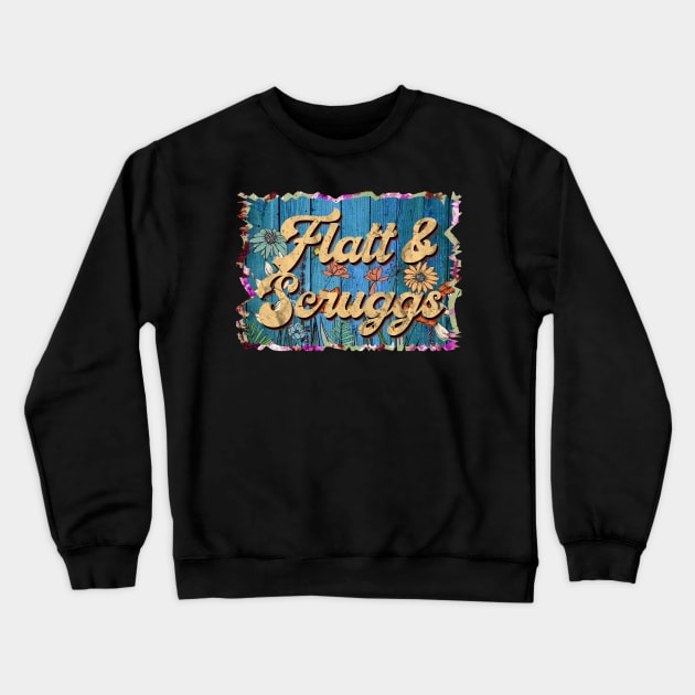 Retro Flatt Name Flowers Limited Edition Proud Classic Styles Crewneck Sweatshirt by Friday The 13th